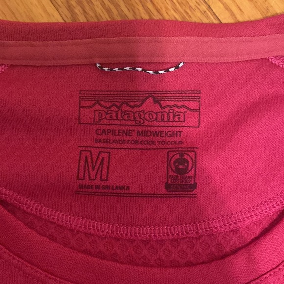 Patagonia Women's Capilene® Midweight Crew Pink Size Medium - Picture 3 of 7